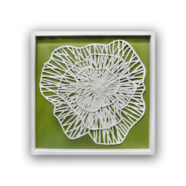 flower 3D paper art work for decor