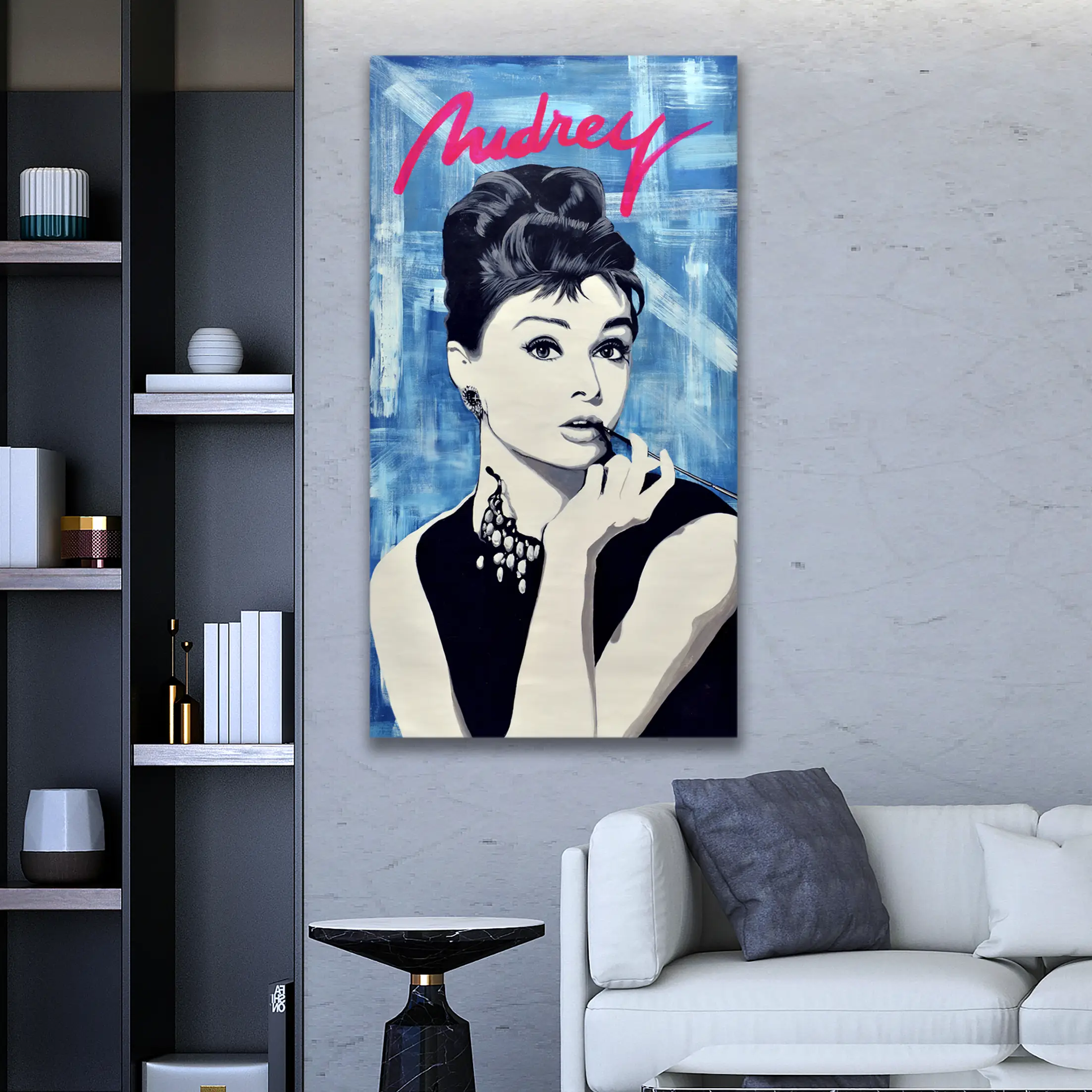 Audrey hand Made Acrylic painting