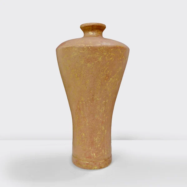 Gold Finish Art Pottery Vase