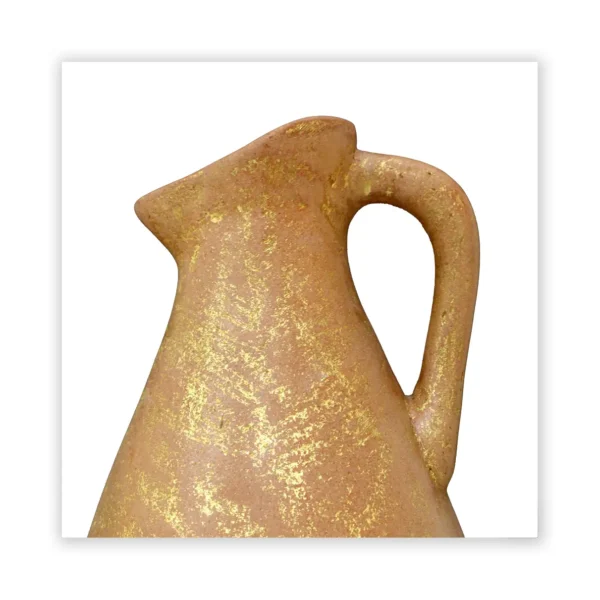 luxury gold plated art pottery