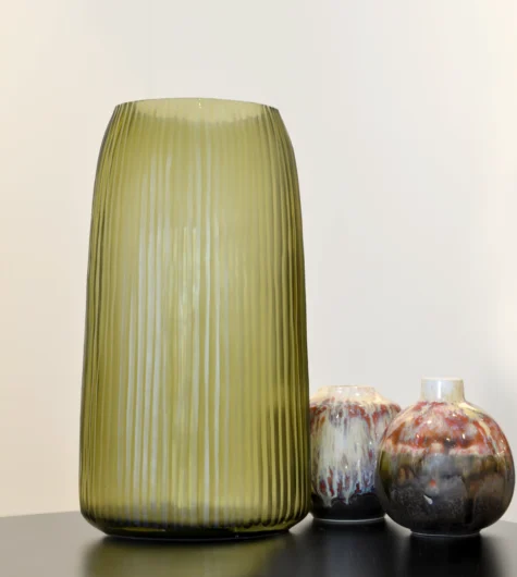Modern Glass Vase for Interior Decor