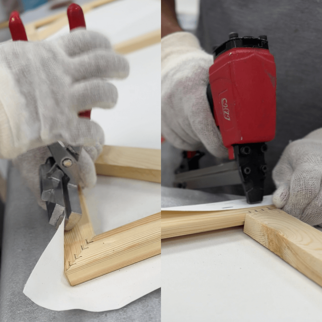 stretching canvas
