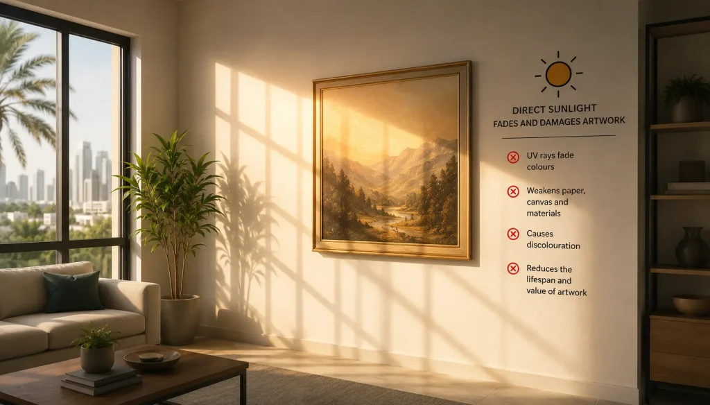Displaying Artwork in Direct Sunlight