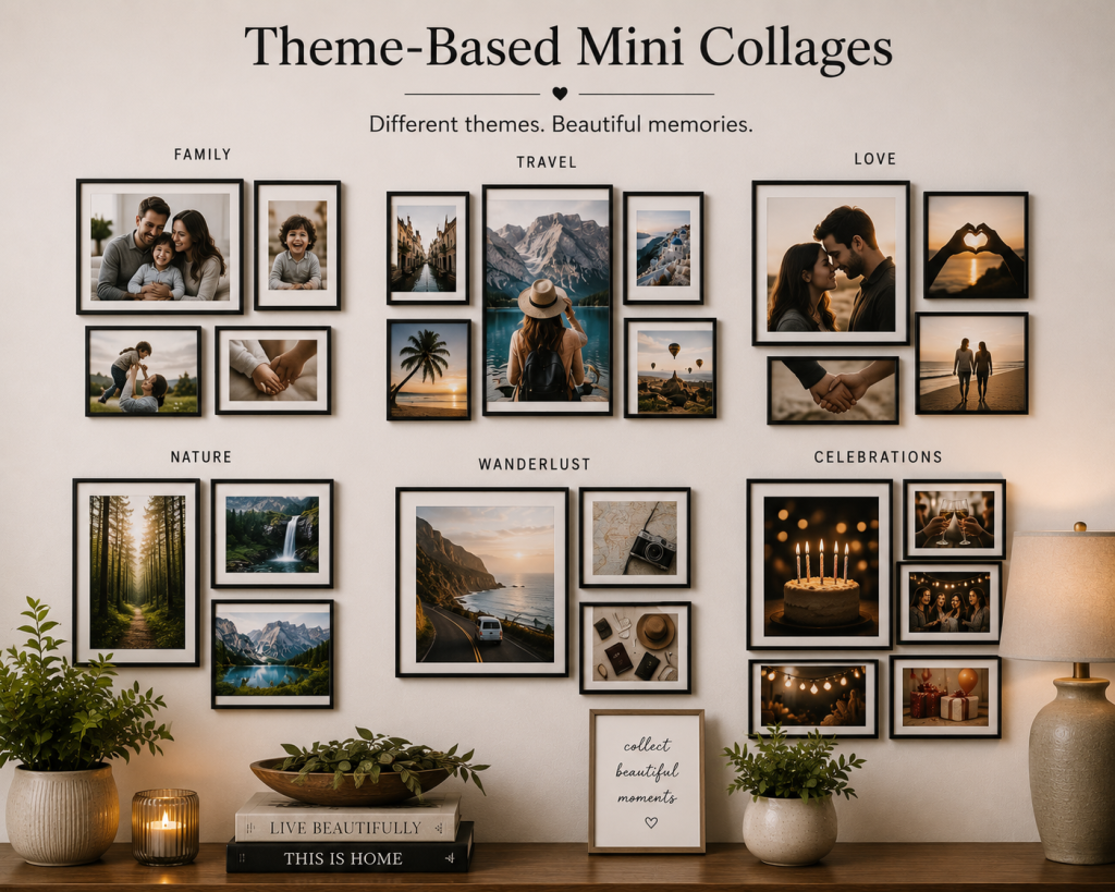 Theme-Based Mini Collages_Framed Collage Photo Ideas