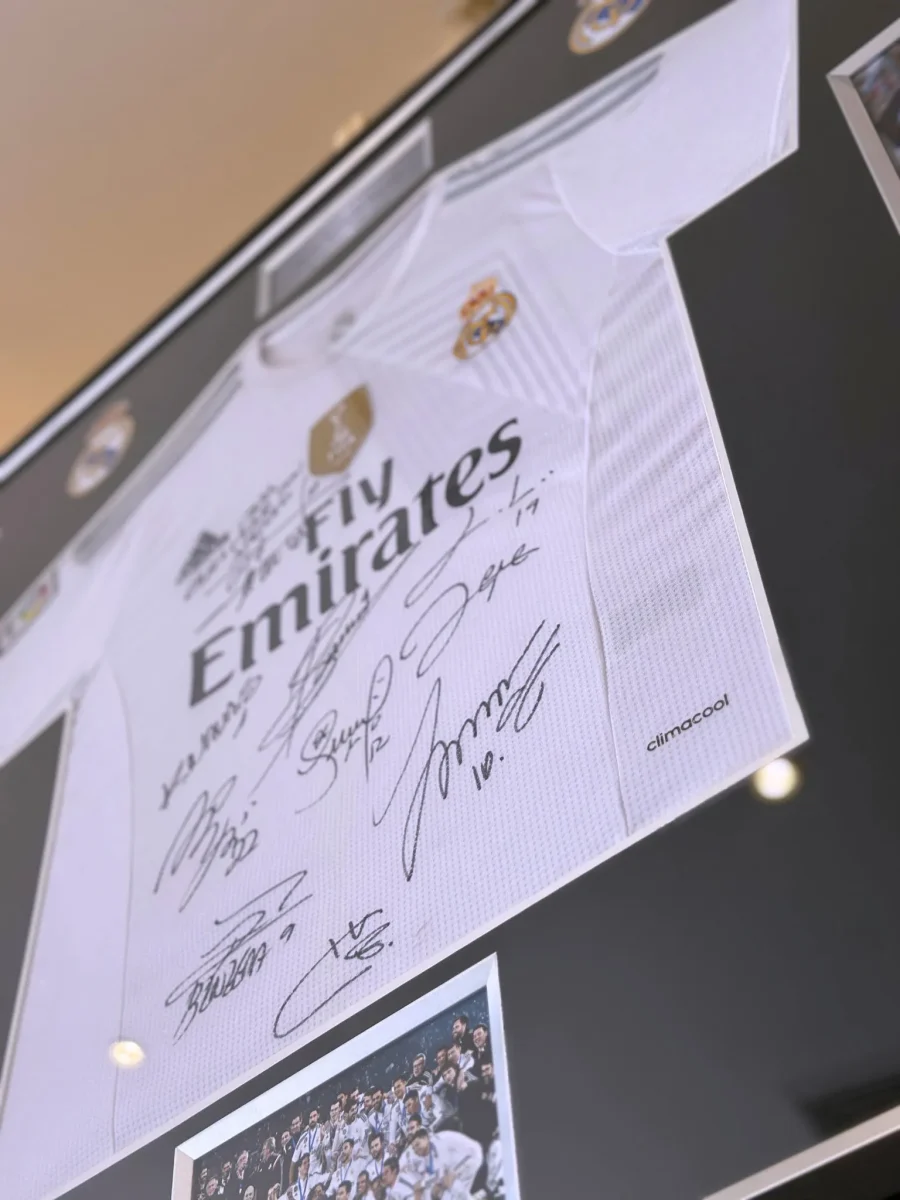 football jersey framing